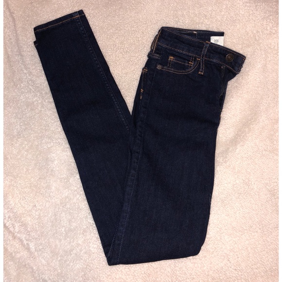 Abercrombie high waisted dark denim - Picture 2 of 2